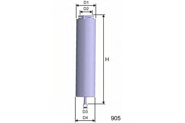 MISFAT E101 Топливный фильтр