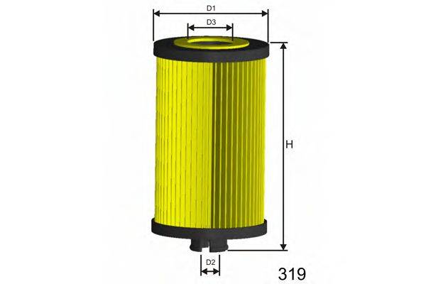 MISFAT L007 Масляний фільтр