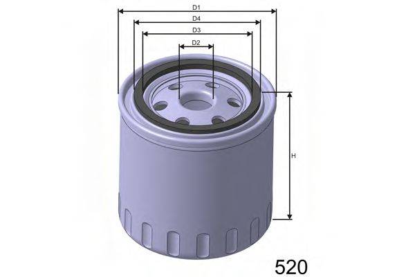 MISFAT Z156B Масляний фільтр