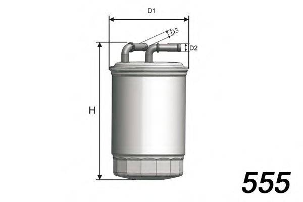 MISFAT M518 Топливный фильтр