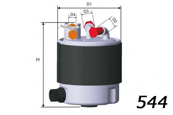 MISFAT M505 Паливний фільтр