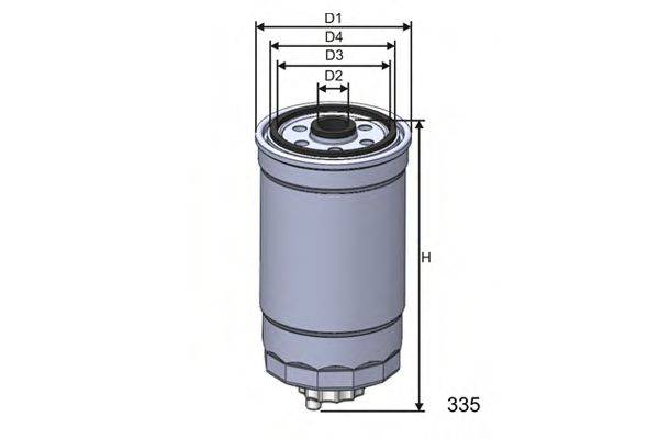 MISFAT M351 Топливный фильтр