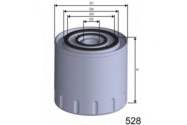 MISFAT Z313 Масляный фильтр