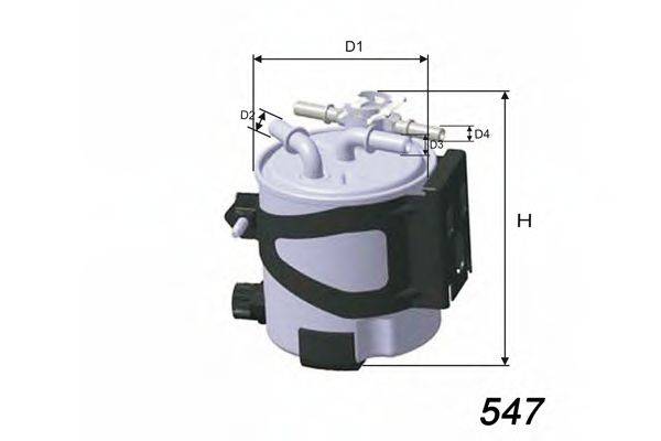 MISFAT M540 Топливный фильтр