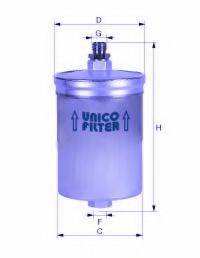 UNICO FILTER FI8169 Топливный фильтр