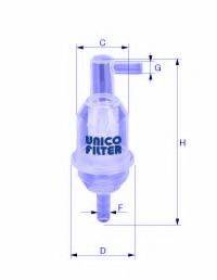 UNICO FILTER FI31055 Топливный фильтр