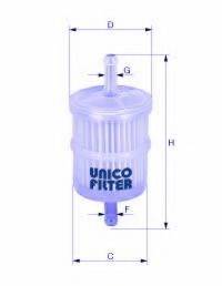 UNICO FILTER FI61231 Топливный фильтр