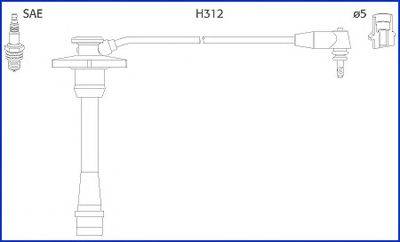 HITACHI 134130 Комплект дротів запалення