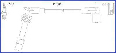 HITACHI 134251 Комплект дротів запалення
