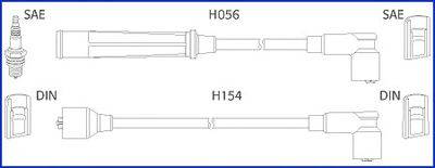 HITACHI 134366 Комплект дротів запалення