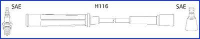 HITACHI 134464 Комплект дротів запалення