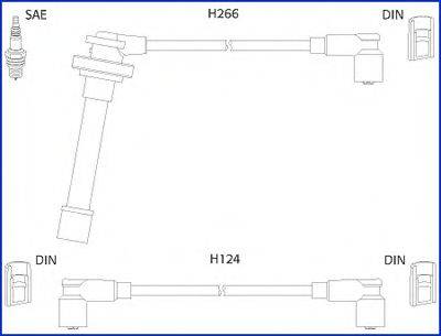 Комплект дротів запалення HITACHI 134522