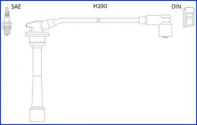Комплект дротів запалення HITACHI 134528