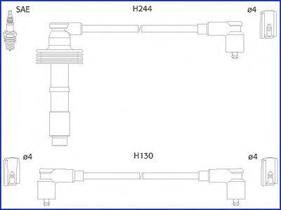 Комплект дротів запалення HITACHI 134549
