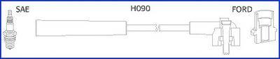 HITACHI 134659 Комплект дротів запалення