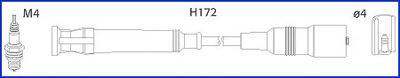 HITACHI 134763 Комплект дротів запалення