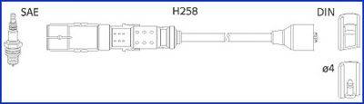 HITACHI 134780 Комплект дротів запалення