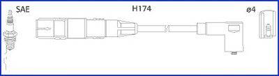 HITACHI 134787 Комплект дротів запалення