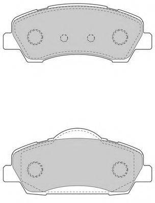 Комплект тормозных колодок, дисковый тормоз WAGNER WBP80011A