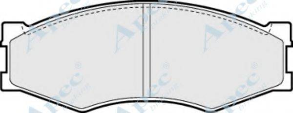 APEC BRAKING PAD461 Комплект тормозных колодок, дисковый тормоз