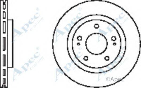 Тормозной диск APEC BRAKING DSK2356