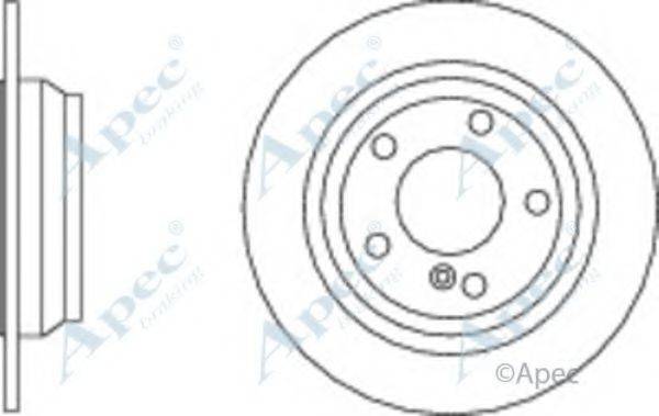 Тормозной диск APEC BRAKING DSK2658