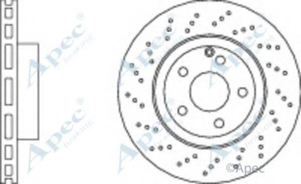 APEC BRAKING DSK2718 Тормозной диск
