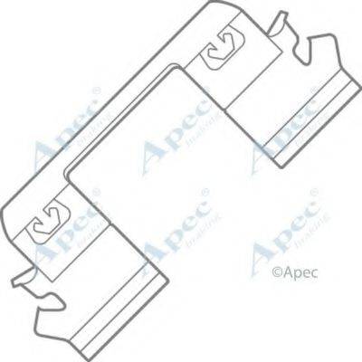 APEC BRAKING KIT1010 Комплектующие, тормозные колодки