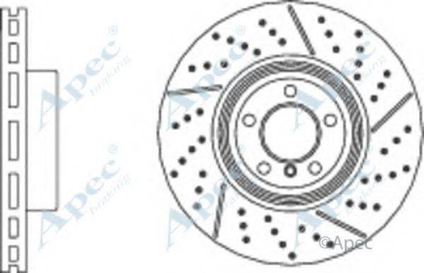Тормозной диск APEC BRAKING DSK3107