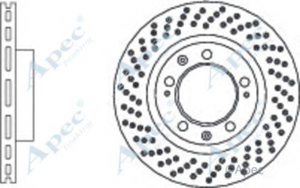 Тормозной диск APEC BRAKING DSK3108