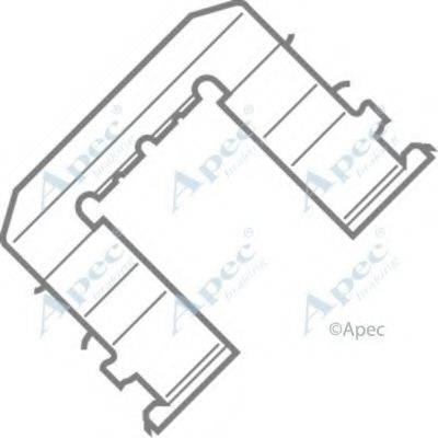 APEC BRAKING KIT430 Комплектующие, тормозные колодки