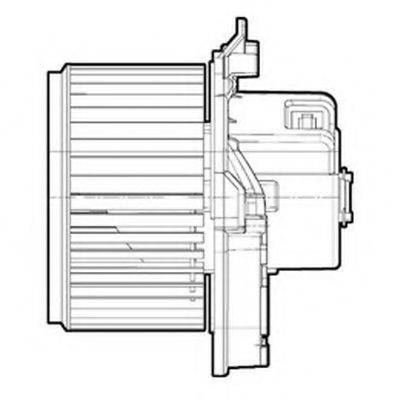Электродвигатель, вентиляция салона CTR 1208262