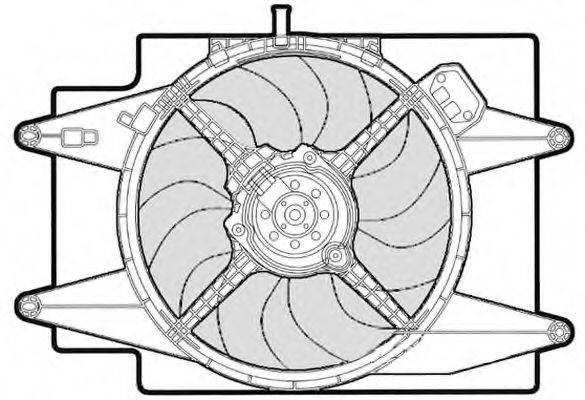 Вентилятор, охолодження двигуна CTR 1209500