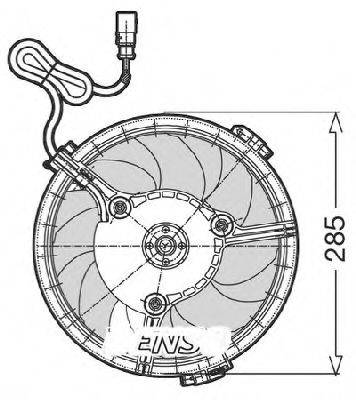 Вентилятор, охолодження двигуна CTR 1209522