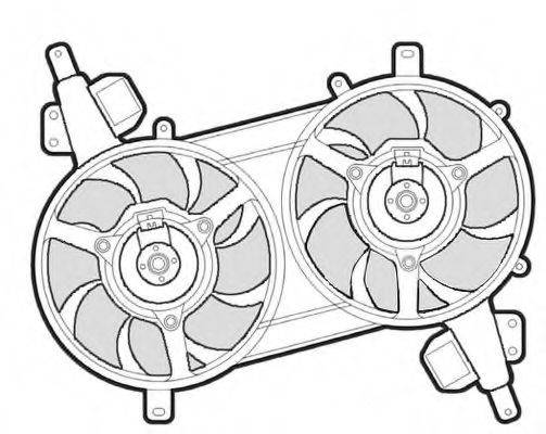 Вентилятор, охлаждение двигателя CTR 1209532