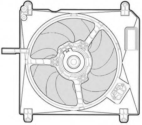 Вентилятор, охолодження двигуна CTR 1209536