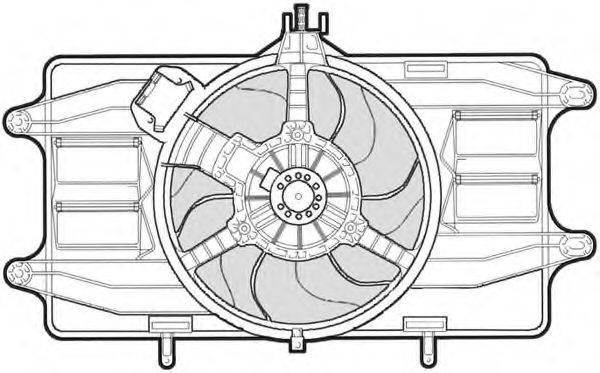 CTR 1209547 Вентилятор, охлаждение двигателя