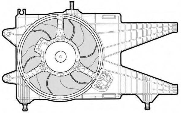 CTR 1209563 Вентилятор, охлаждение двигателя
