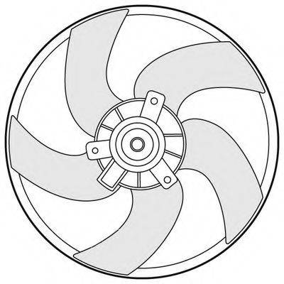 Вентилятор, охолодження двигуна CTR 1209639