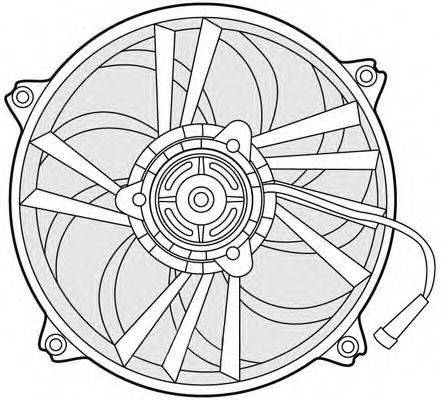 Вентилятор, охлаждение двигателя CTR 1209642