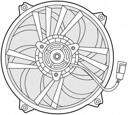 CTR 1209643 Вентилятор, охлаждение двигателя