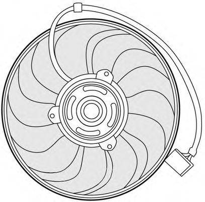Вентилятор, охлаждение двигателя CTR 1209647