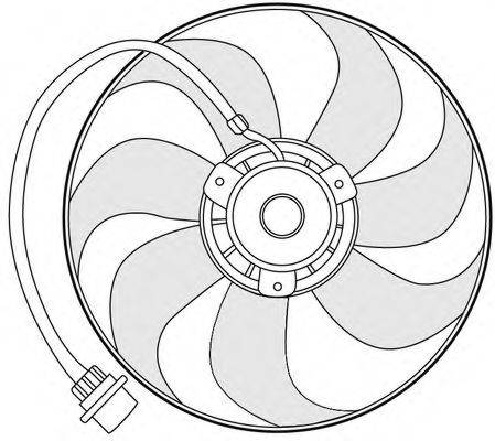 Вентилятор, охолодження двигуна CTR 1209648
