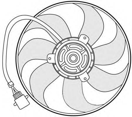 CTR 1209653 Вентилятор, охлаждение двигателя