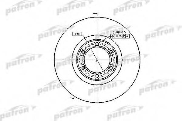 гальмівний диск PATRON PBD1002