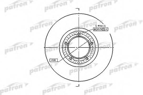 Тормозной диск PATRON PBD1622