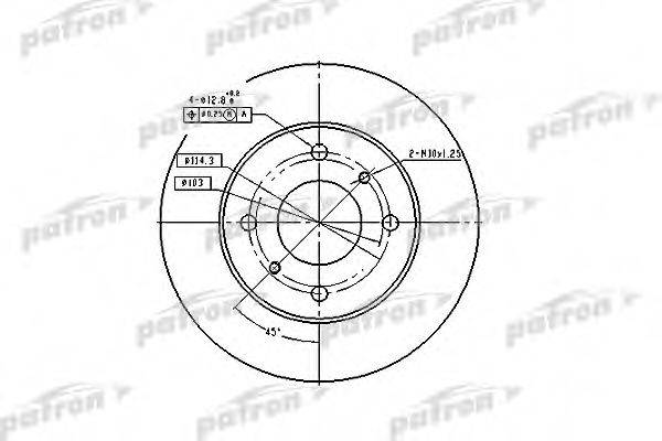 гальмівний диск PATRON PBD2591