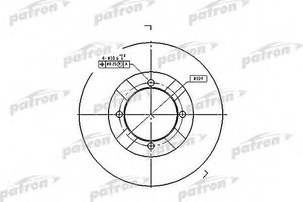 гальмівний диск PATRON PBD3095
