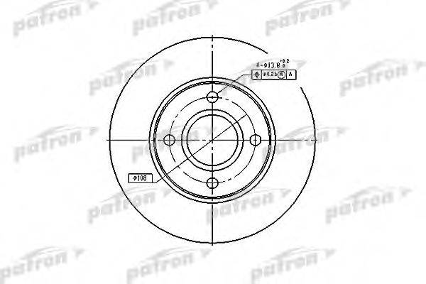 Тормозной диск PATRON PBD4036