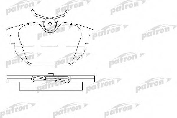 PATRON PBP1113 Комплект тормозных колодок, дисковый тормоз